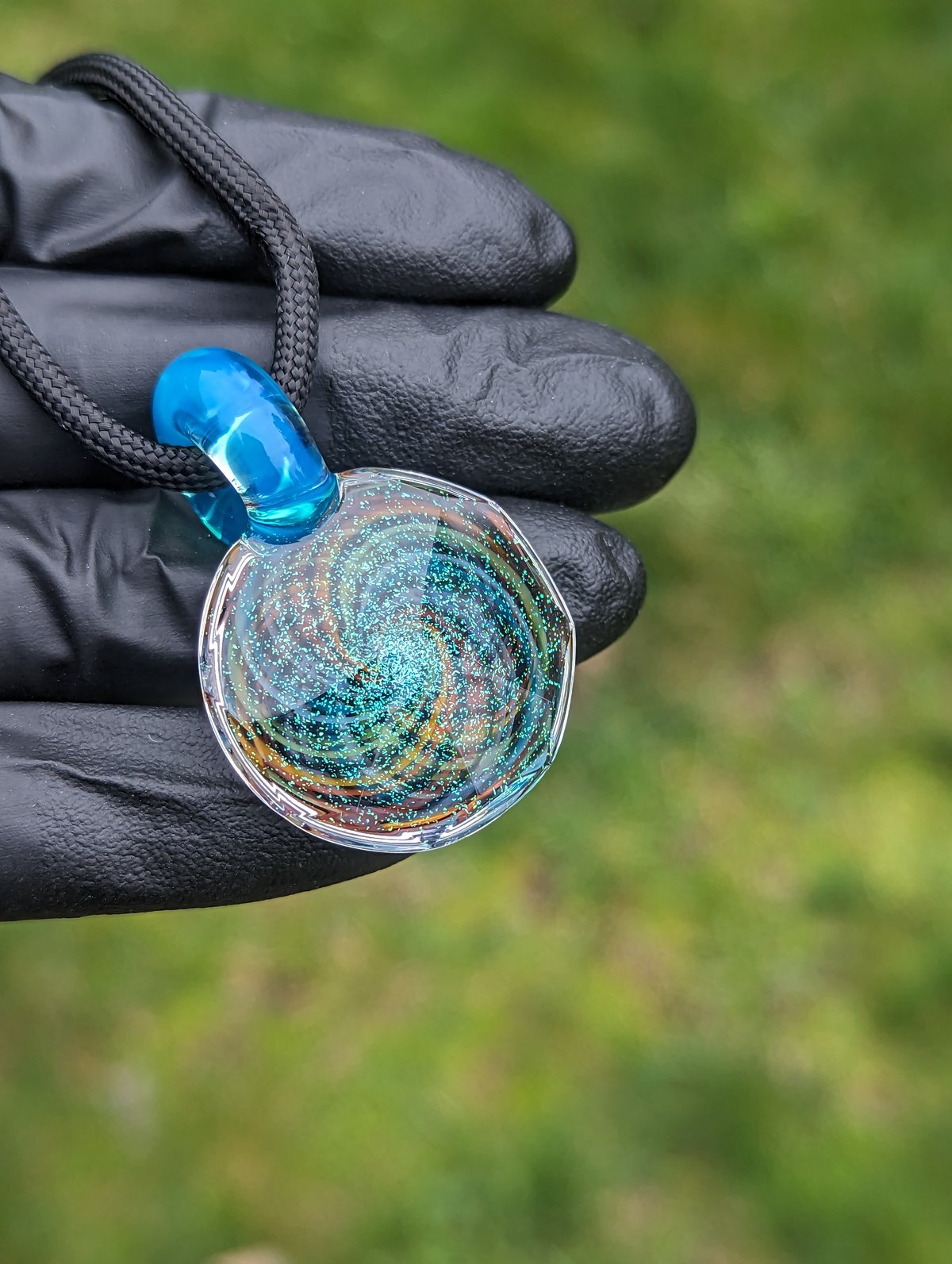 Image of Retti & Dichro Faceted Pendy (Meta) 