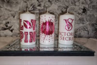 PINK LOVE CANDLE SET