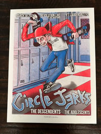 Image 1 of CIRCLE JERKS & THE DESCENDANTS GIG POSTER 2024 FORT LAUDERDALE
