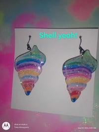 handpainted wooden shells  