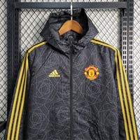 Image 3 of Manchester United Black & Gold Windbreaker