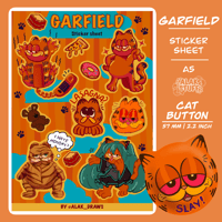 Garfield stickersheet