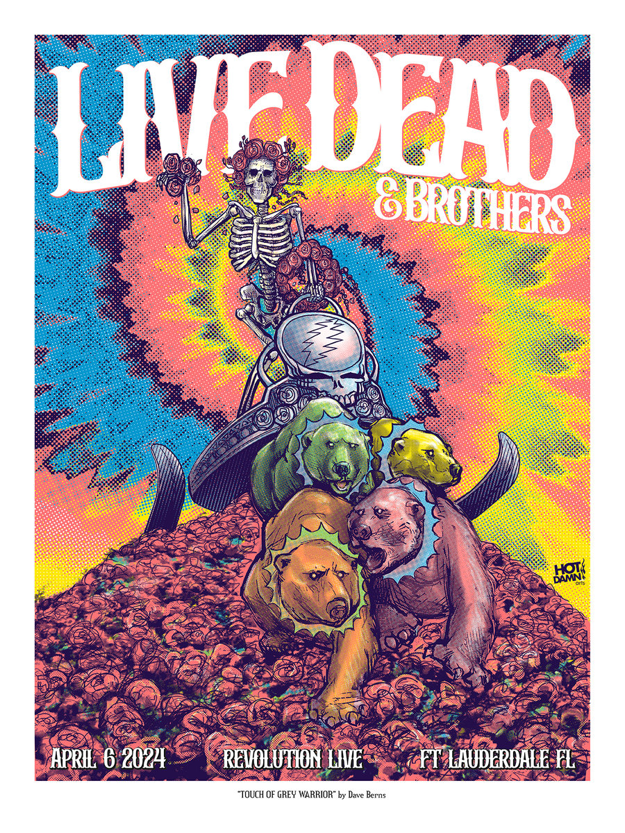 LIVE DEAD & BROTHERS 2024 FT LAUDERDALE | Hot Damn Arts