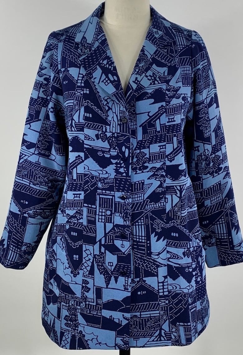 Image of Blue Village Trench Coat