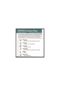 RMHFA Action Plan Sticker