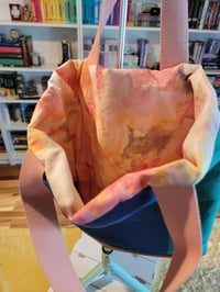 Image 3 of Color Pop patchwork tote bag