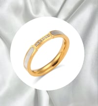Image 5 of Gold Six Stone CZ Ring