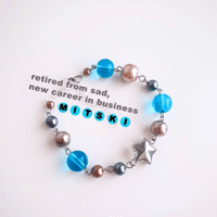 Image 1 of retired from sad, new career in business bracelet