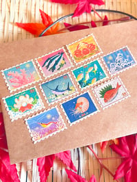 Image of Marine Stamp Washi