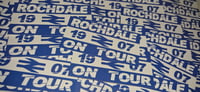 Image 2 of Pack of 25 10X5cm Rochdale On Tour Football/Ultras Stickers.