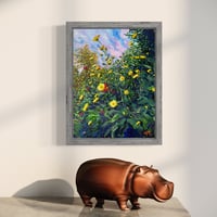 Image 1 of Yellow, at Monet's Garden | Original Painting on Canvas