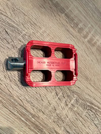 Image 3 of CHICAGO MOTORCYCLE SUPPLY KICKER PEDAL RED 