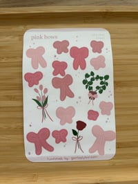 Image 4 of Bows Sticker Sheet - Matte & Water Resistant