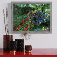 Image 1 of Winding Flowers, at Monet's Garden | Original Painting on Canvas