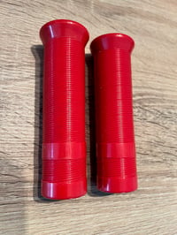 Image 2 of CHICAGO MOTORCYCLE SUPPLY GRIPS RED