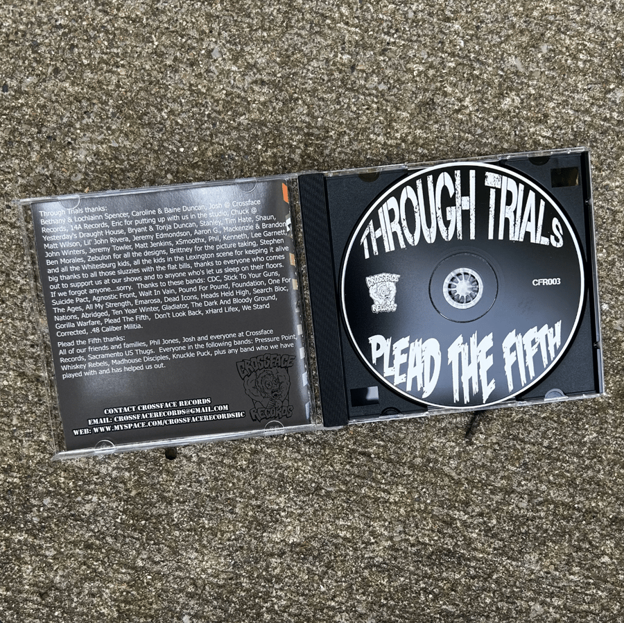 Image of Through Trials /Plead The Fifth Split CD