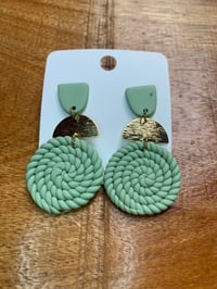 Sage Drop Earrings 