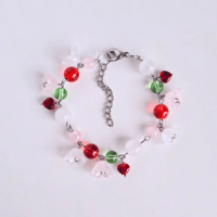 Image 1 of strawberry shortcake bracelet