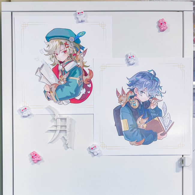 HaiKaveh charms and prints