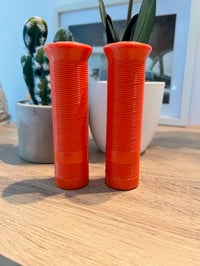 Image 1 of CHICAGO MOTORCYCLE SUPPLY GRIPS ORANGE