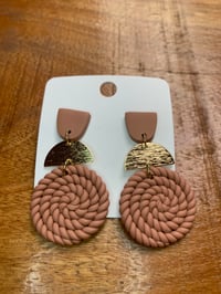 Rust Drop Earrings 