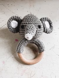 Image 1 of Handcrafted Crochet Elephant Rattle