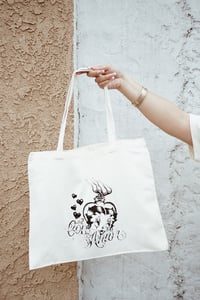 Con amor black ink tote 