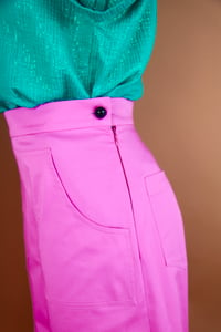 Image 1 of PANTALON CHIC rose & marine