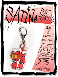 "Hanging Satina!" - Acrylic Keychain