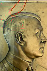 Image 4 of Inter-War/WW2 (Nazi Germany) Adolf Hitler Plaque - Period Piece