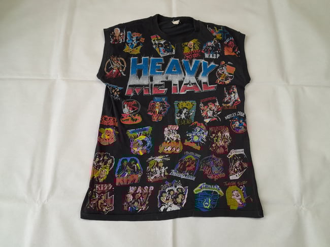 1986 Iron Maiden Muscle T-Shitt