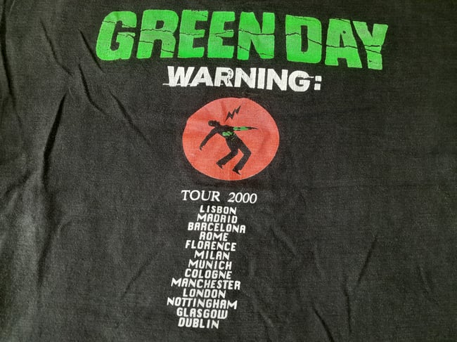 2000 Green Day Tour T-Shirt