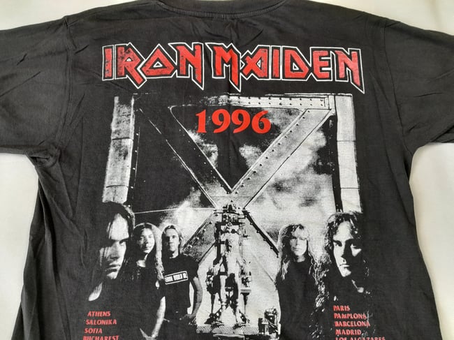 1996 Iron Maiden Tour T-Shirt