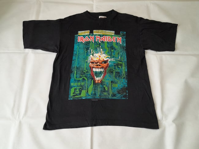 1996 Iron Maiden T-Shirt Virus