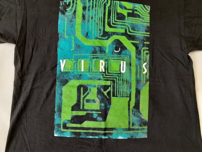 1996 Iron Maiden T-Shirt Virus