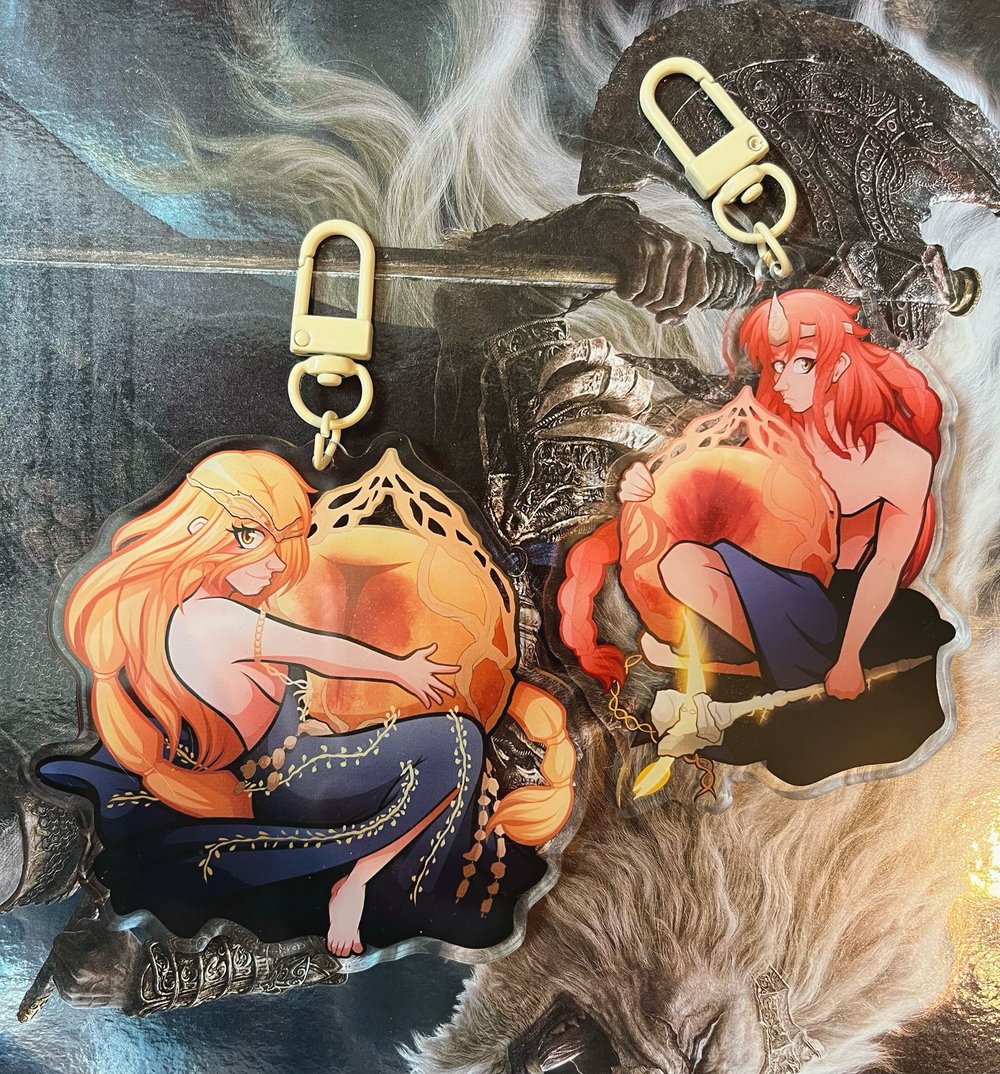 Image of Elden Ring keychains