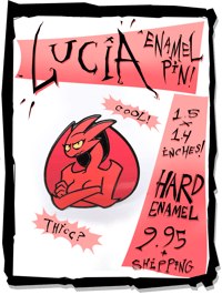 "Lucia" - Enamel Pin