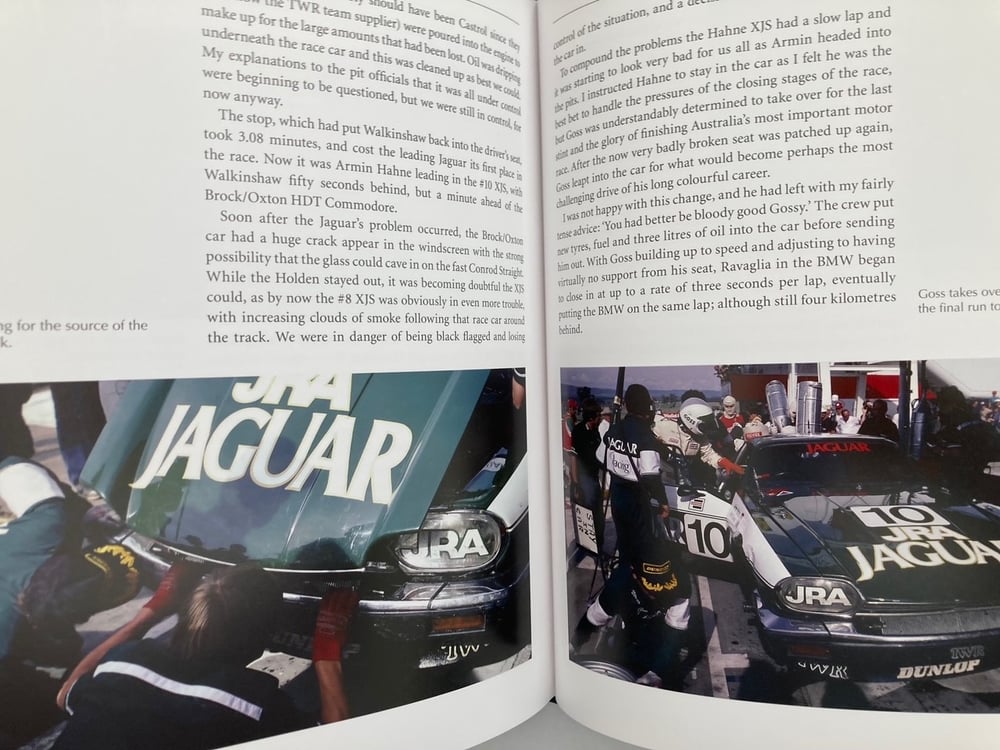 Image of TWR and Jaguar XJS. Inside Tom Walkinshaws Group A Racing Team