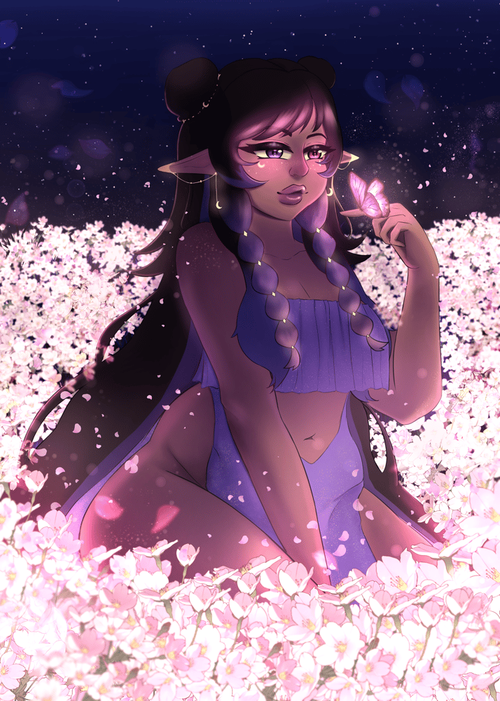 Image of Butterfly Nights Print