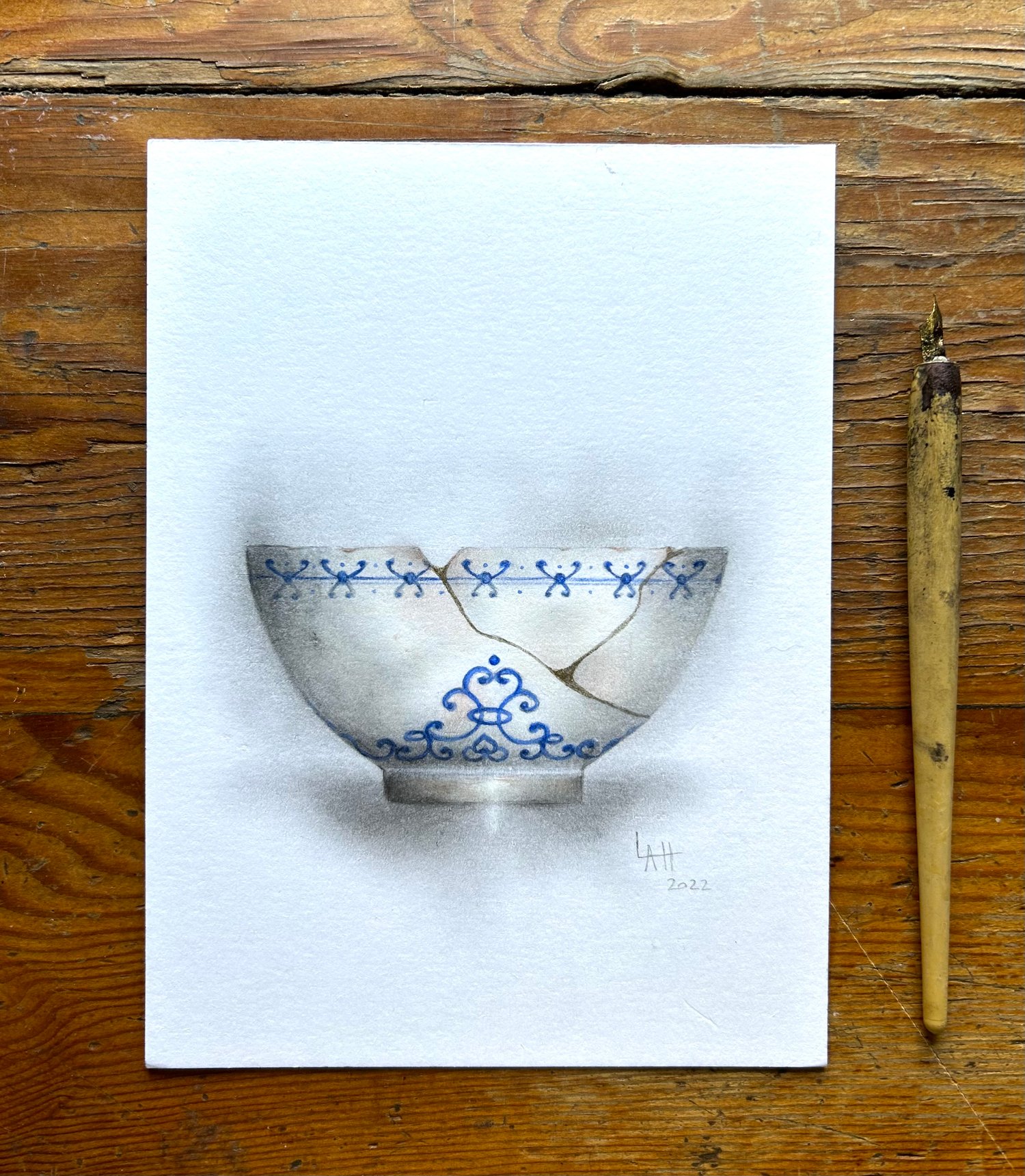 Image of Kintsugi Collection - "Ceremonial Tea Bowl #3"