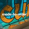 Made to Order - CUNT stained glass panel