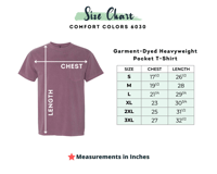Image 4 of Goose Creek Co - American Flag - Comfort Colors - Unisex Garment-Dyed Pocket T-shirt