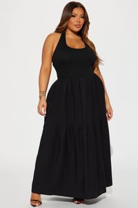 Image 3 of Ribbed Maxi dresse