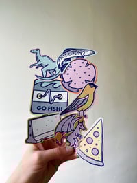 Image 2 of New Jersey Go Fish! Stickers
