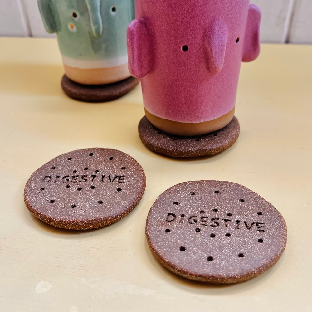 Image of Chocolate Digestive biscuit Coaster 