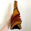 Sleeping bat - Amber sparkle