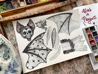 Image 2 of Paper doll "Black bat"
