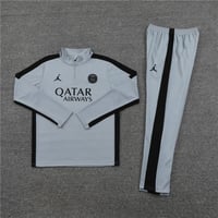 Image 1 of PSG Grey  1/4 Zip Tracksuit
