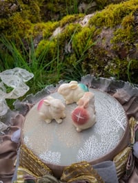 Image 1 of Hot-Cross Bun Adoption - Organic & Nutrient-Rich Pure Castile Oatmeal Soaps