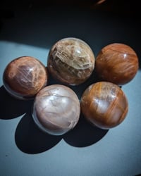 Image 2 of Small moonstone crystal balls